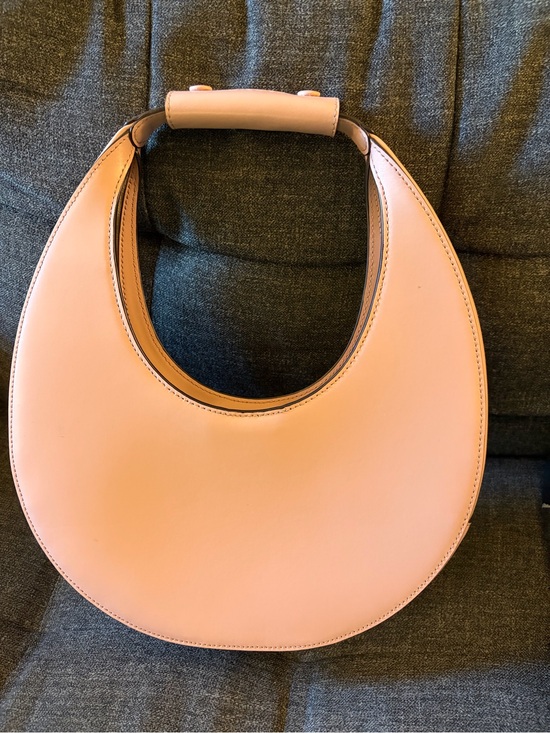 STAUD Handbags - Staud Large Moon bag in Baby Pink (Discontinued)